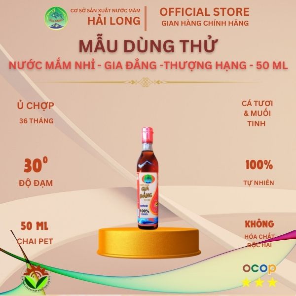 1 chai NM NHỈ-TH 50ml nươc mắm nhỉ gia đẳng