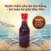 Nước mắm cho bé ăn dặm Gia Đẳng nguyên cốt tự nhiên