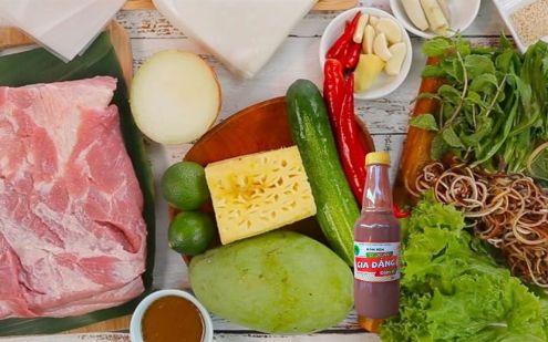 cach lam banh trang cuon thit heo ngon tai nha