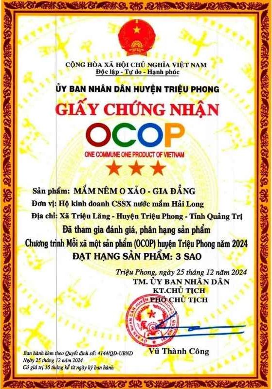 mắm nêm ocop quảng trị- mắm nêm o xảo gia đẳng mắm nêm ocop quảng trị- mắm nêm o xảo gia đẳng