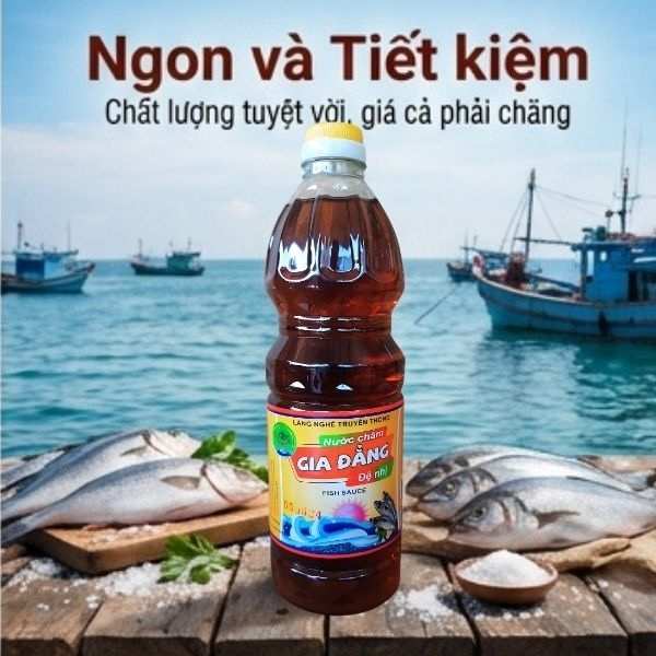 nước chấm gia đẳng đệ nhị 1 lít-nước mắm truyền thống gia đẳng nước chấm gia đẳng đệ nhị 950ml-nước mắm truyền thống gia đẳng