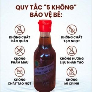 quy tắc 5 không bảo vệ bé-nước mắm cho bé ăn dặm gia đẳng